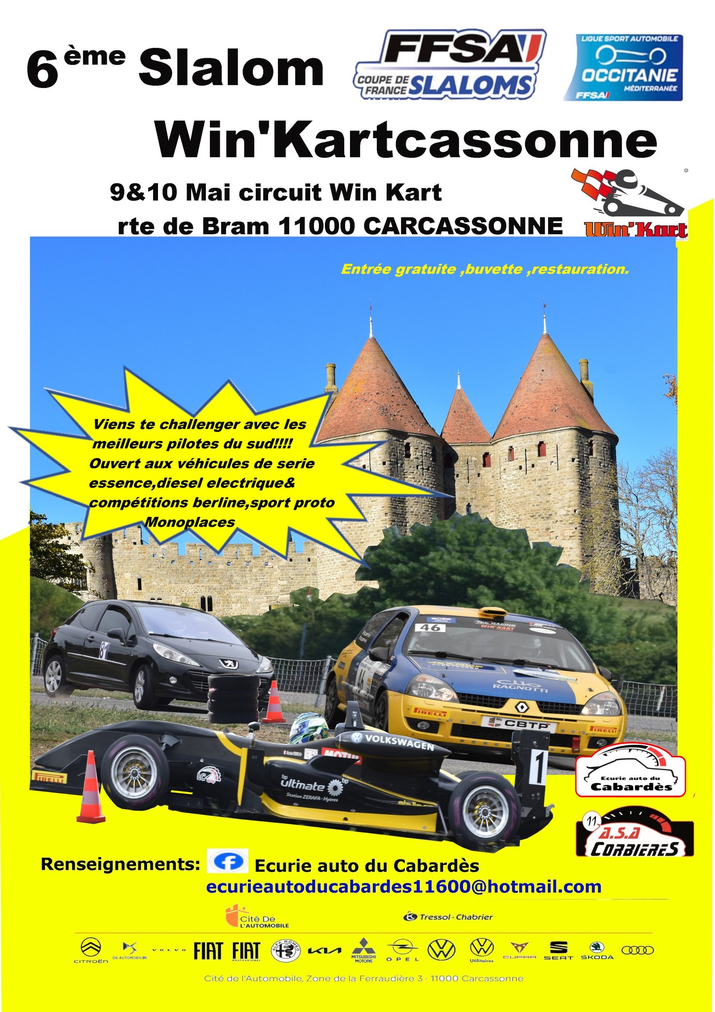 6ème Slalom Win’kartCassonne